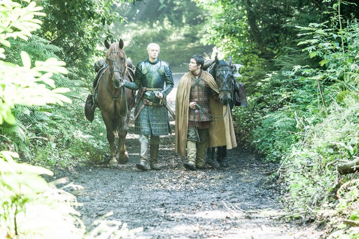 Brienne et Podrick sur la route royale